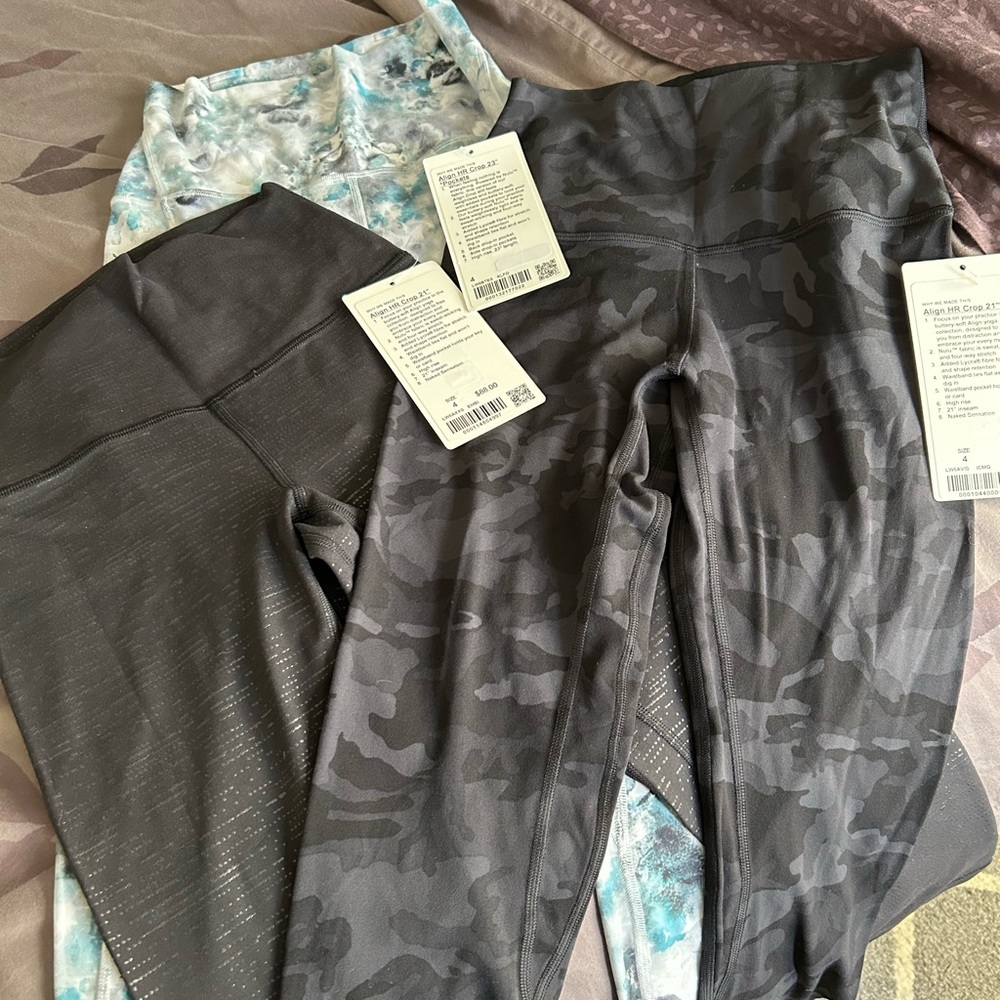 Lululemon Align leggings 21” & 23” bundle of 3